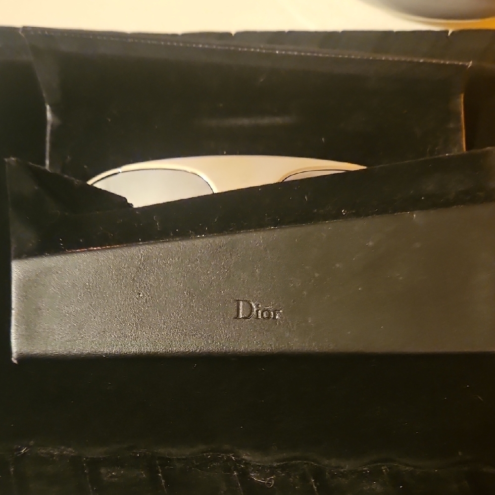 Dior Black and White Revolution Aviator Designer Sunglasses - Picture 6 of 7